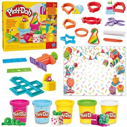 Набір для творчості з масою для ліплення Hasbro Play-doh Набір подарунків для вечірки (G0525) - мініатюра 3