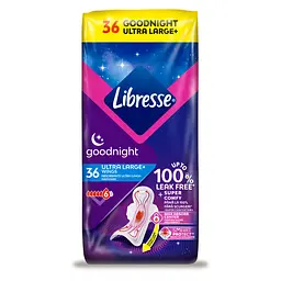 Прокладки гігієнічні Libresse Ultra Goodnight Large 36 шт. - мініатюра 2