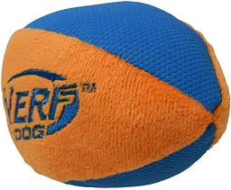 М'який футбольний м'яч для собак Nerf Dog Trackshot з інтерактивною пищалкою і хрустом - мініатюра 4