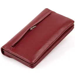 Клатч зі шкіри жіночий ST Leather 19318 бордовий - мініатюра 5