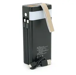 Повербанк Powerbank 7GO G-PW09 30000mAh, SOLAR, 22.5W, Li-pol, TypeC + Lighting, Black - мініатюра 2