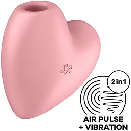 Вакуумний стимулятор Satisfyer Cutie Heart Light Red (SO6286) [106745] - мініатюра 5