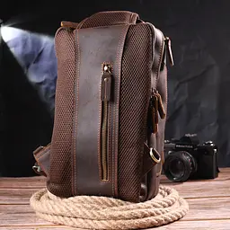 Чоловіча шкіряна сумка Vintage 17,5х31х9 см sum0022411 - мініатюра 7