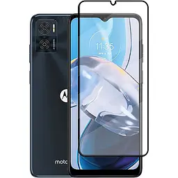 Захисне скло BeCover для Motorola Moto E22 / E22i Black (709731) - мініатюра 4