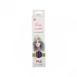 Олівці 6 кольорів COLOR-IT CR555-6 White Night "С" - мініатюра 2
