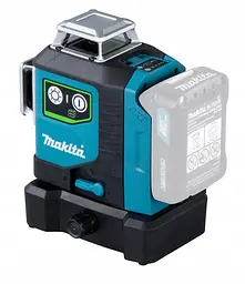 Нівелір лазерний акумуляторний Makita SK700GD (35 м, 3 площини, зелений, CXT, без акумулятора та зарядного пристрою) - мініатюра 6