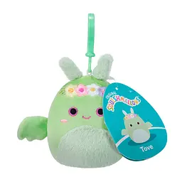 М'яка іграшка Squishmallows Дракон Тов на кліпсі 9 см (SQCP00217) - мініатюра 7
