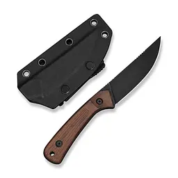 Ніж фіксований туристичний Civivi Carveth (9,1 см) AEB-L / Wood дерево з чохлом - мініатюра 5