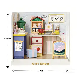 Конструктор-румбокс Крамниця подарунків Mini House 8037-MH серії Інтер'єр Міні - мініатюра 3
