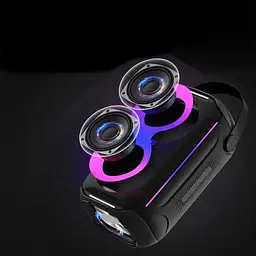 Портативна колонка XPRO Party 200 Mini 20Вт USB AUX FM Bluetooth чорна (41088-Party 200 Mini) - мініатюра 4