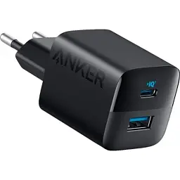 Зарядний пристрій Anker PowerPort 323 - 33W Dual-Port USB-C Black (A2331G11)