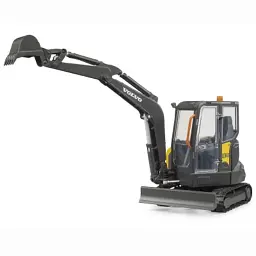 Масштабна модель автомобіля Bruder Компактний екскаватор Volvo ECR40 (02465) - мініатюра 3