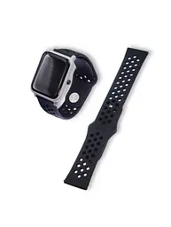 Ремінець BeWatch для смарт-годин Xiaomi amazfit BIP Чорний (1010101) - мініатюра 4