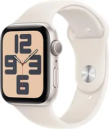 Смарт-годинник Apple Watch SE 2 GPS 44mm Starlight Aluminium Case w. Starlight Sport Band - M/L (MXEV3) - мініатюра 2