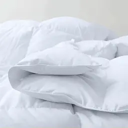 Євро ковдра Cosas вовна 200х220 White білий (Quilt_200x220_DSeason-Wool-Microfiber) - мініатюра 2