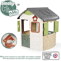Будинок лісника Smoby Life Нео зі ставнями 123x115x132 см (7600810504) - мініатюра 4