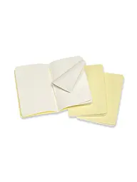Записник Moleskine Cahier кишеньковий, Нелінований Ніжний Жовтий (CH013M23) - мініатюра 3