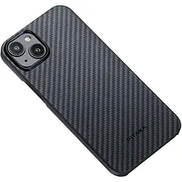 Чохол-накладка Pitaka MagEZ Case 4 Twill 1500D Black/Grey для iPhone 15 (KI1501) - мініатюра 3
