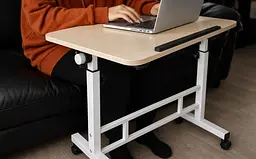 Столик для ноутбука з регулюванням висоти 60-90 см UFT T55 White (UFTT55White) - мініатюра 5