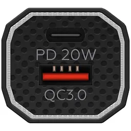 Автомобільний зарядний пристрій Make 38 W PD + QC Black - мініатюра 3