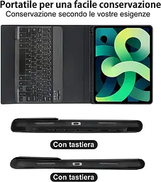 Чохол для клавіатури SENGBIRCH для iPad Air 5 2022/iPad Air 4 2020 10,9 дюйма/iPad Pro 11 - мініатюра 3