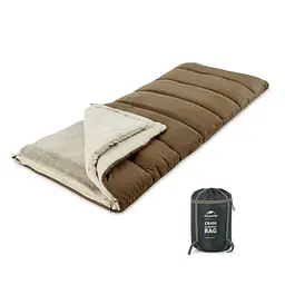 Спальний мішок Naturehike CR450 (CNH22SD011) 3 в 1 - коричневий - мініатюра 2
