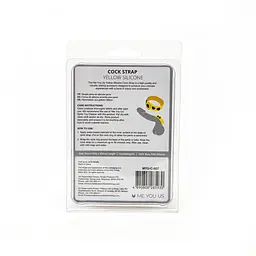 Ерекційне кільце Me You Us Cock Strap, 2.5 см (жовтий) - мініатюра 6
