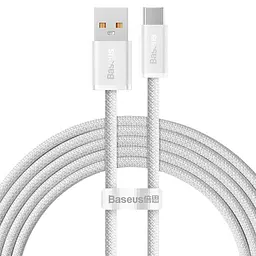 Кабель Baseus Dynamic Series USB - Type-C 2 м 100 W CALD000702 білий - мініатюра 1