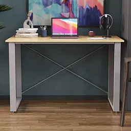 Письмовий стіл Ferrum-decor Драйв 750x1400x700 Сірий метал ДСП Дуб Сан-Марино 32 мм (FRD-103409) - мініатюра 5