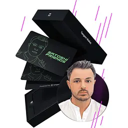 Криптогаманець Tangem 2.0 Satoshi Friends Wallet набір з 3 карт Чорний/Black (TG-SATOSHI) - мініатюра 2