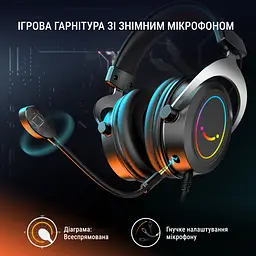 Навушники Fifine RGB чорні (H3) - мініатюра 10