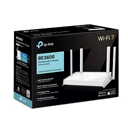 Бездротовий роутер - маршрутизатор Wi-Fi 7 - TP-LINK Archer BE220W 3600MBPS DUAL band - мініатюра 6