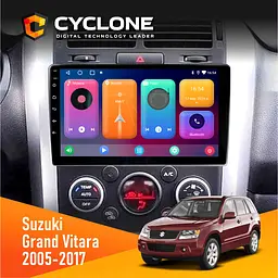 Штатна магнітола Suzuki Grand Vitara 2005-2017 Cyclone C9-001 2x32 CPL Cyclone (НФ-00002858)