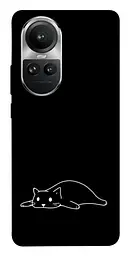 TPU чохол Demsky Lazy cat для Oppo Reno 10