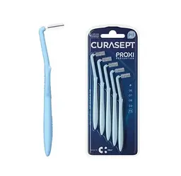 Міжзубний йоржик кутові Curasept Proxi Angle P11, ISO3 (1.1 мм, блакитний), 5 шт - мініатюра 3