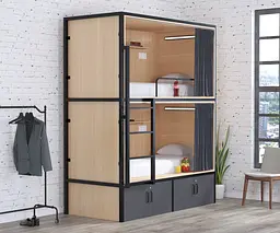 Двоярусне ліжко Loft Design (Венге Луізіана)