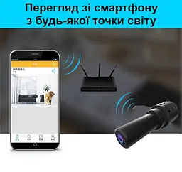 Міні камера wifi із записом та переглядом зі смартфона Nectronix X14, 2 Мп, без акумулятора (100841) - мініатюра 4