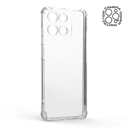 Прозрачный чехол для Motorola G57 Power 5G с защитой камеры и усиленными бортами, тонкий, силиконовый, бесцветный, ударопрочный, противоударный бампер с закрытой камерой, ArmorStandart (ARM89607) - мініатюра 2