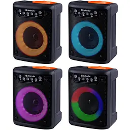 Акустична система 1.0 Defender Funky 10Вт, Light/BT/FM/USB/MIC/AUX - мініатюра 9