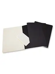 Записник Moleskine Cahier великий, Клітина Чорний (QP322) - мініатюра 4