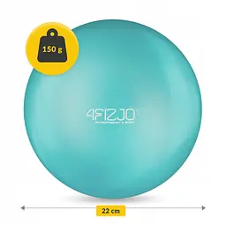 М'яч для пілатесу, йоги, реабілітації 4FIZJO 22 см Mint (P-5905973404877) - мініатюра 3
