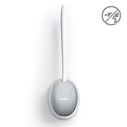 Йоржик для унітазу МВМ My Home клейкий BP-21, білий з сірим (BP-21 WHITE/GRAY) - мініатюра 2