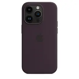 Силіконовий чохол CasePro Silicone Case with MagSafe Elderberry для iPhone 14 Pro - мініатюра 4
