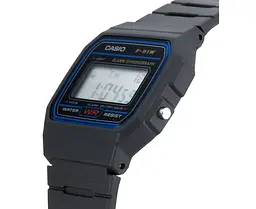 Чоловічі кварцові наручні годинники Casio оригінал Японія Collection F-91W-1YEG - мініатюра 2