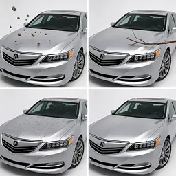 Антигравійна захисна бронеплівка за лекалами для Acura RLX I 2014-2017 - повний кузов - мініатюра 3