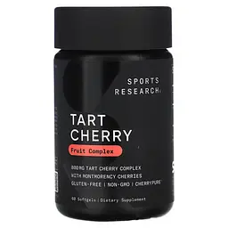Вишня екстракт Tart Cherry Fruit Complex 60 рідких капсул Sports Research vit0006425