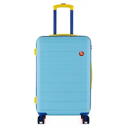 Валіза середня Semi Line T5844-2 ABS-пластик 24 дюйми 63 л Блакитний