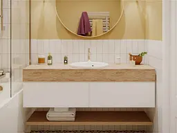 Умивальник Miraggio MADISON (0001053) Miramarble, Глянцевий, Врізний, Білий - мініатюра 7