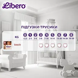 Набір підгузки-трусики Libero Touch Pants 7 (16-26 кг) 44 шт. - мініатюра 10