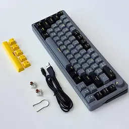 Ігрова механічна клавіатура Kondor Moonlight X / Дротове підключення / Brown Switch / Black Grey Black - мініатюра 4